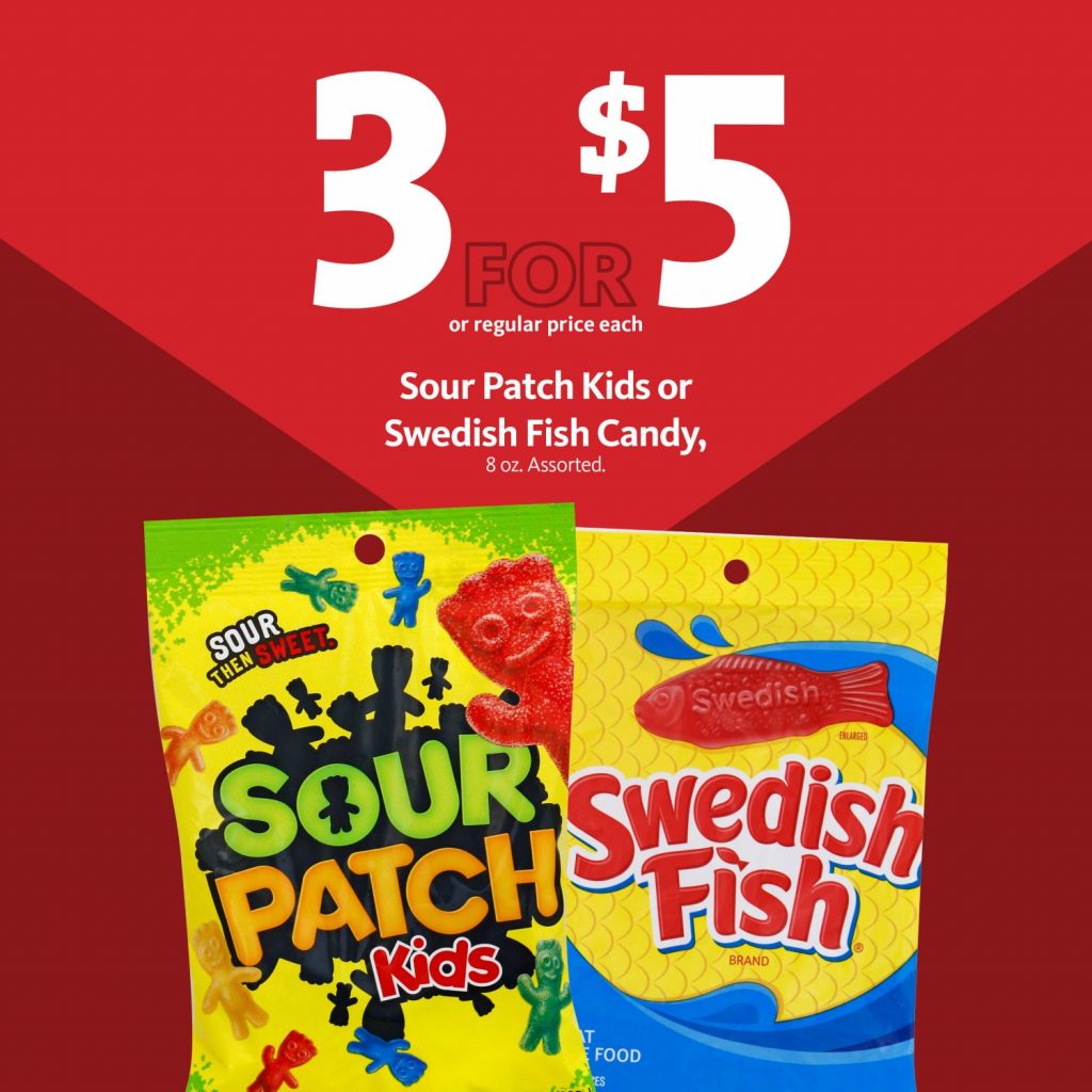 Express - Sour Patch & Swedish Fish 3/$5 