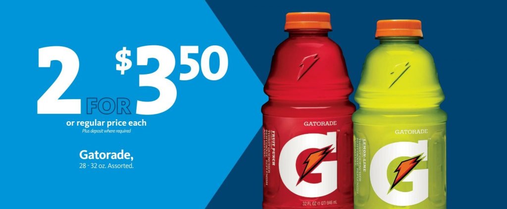 Express – Gatorade 2/$3.50