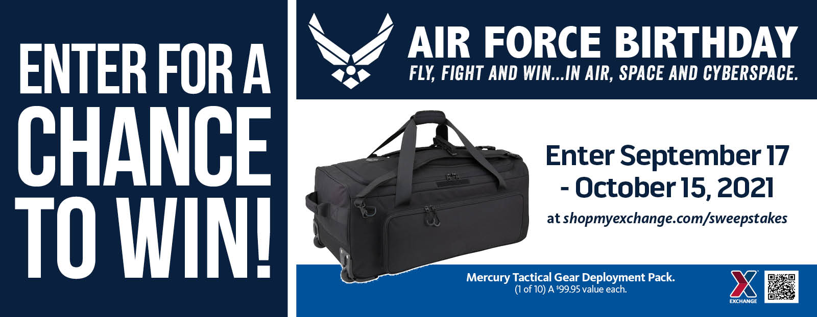 Air Force Birthday Deployment Pack Sweepstakes