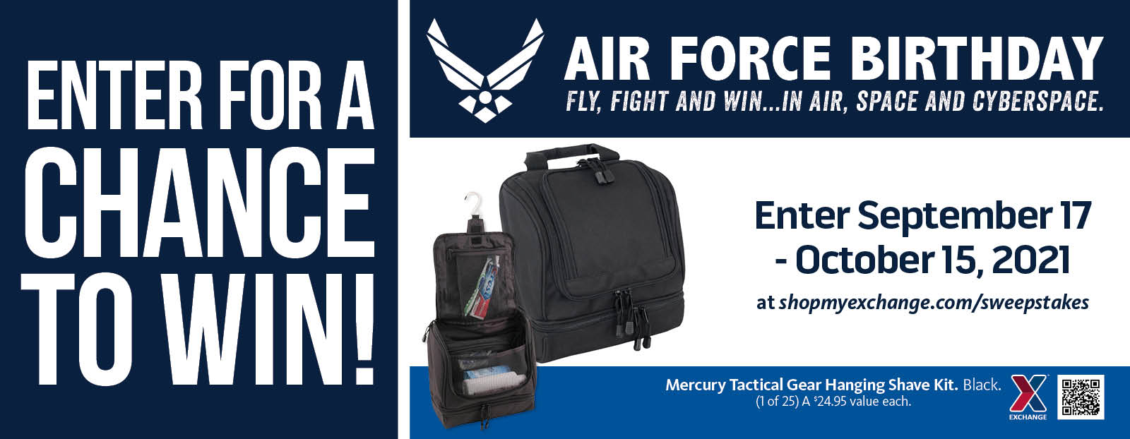 Air Force Birthday Shave Kit Sweepstakes