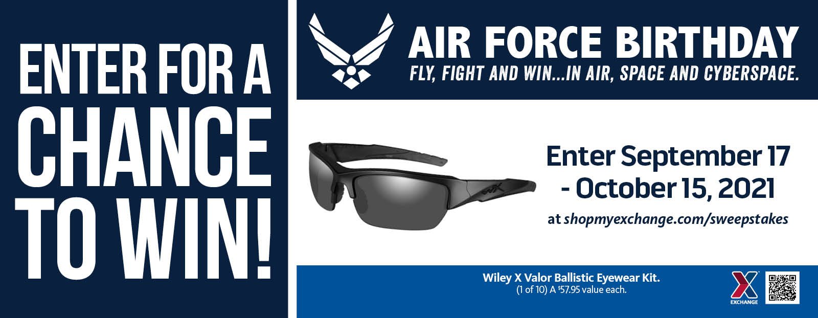 Air Force Birthday Valor Kit Sweepstakes