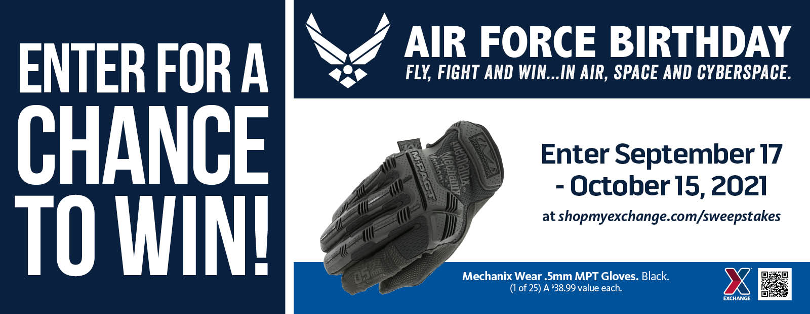 Air Force Birthday MPT Gloves Sweepstakes