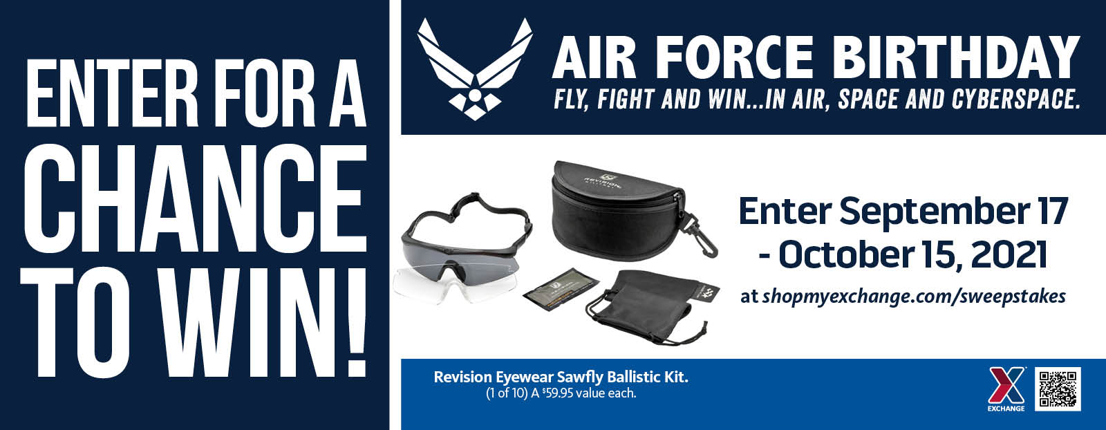 Air Force Birthday Sawfly Eyewear Sweepstakes