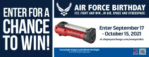 Air Force Birthday Worklight Sweepstakes