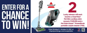 Bissell Sweepstakes