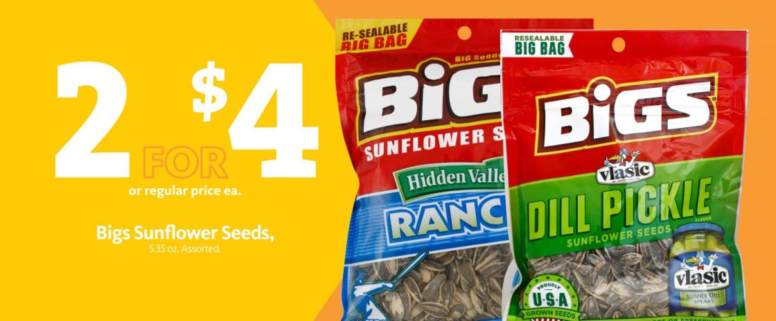 Express – BIGS Sunflower Seeds 2/$4