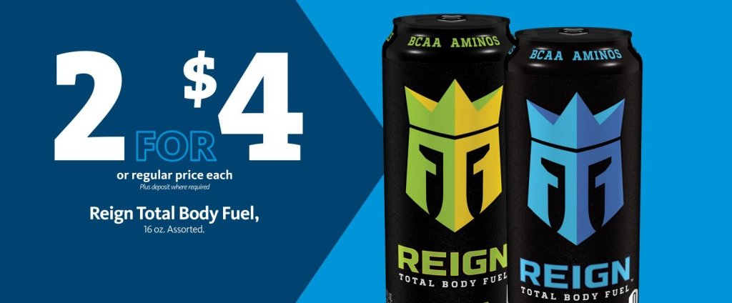 Express – Reign Total Body Fuel 2/$4