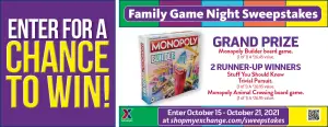 Family Game Night Sweepstakes