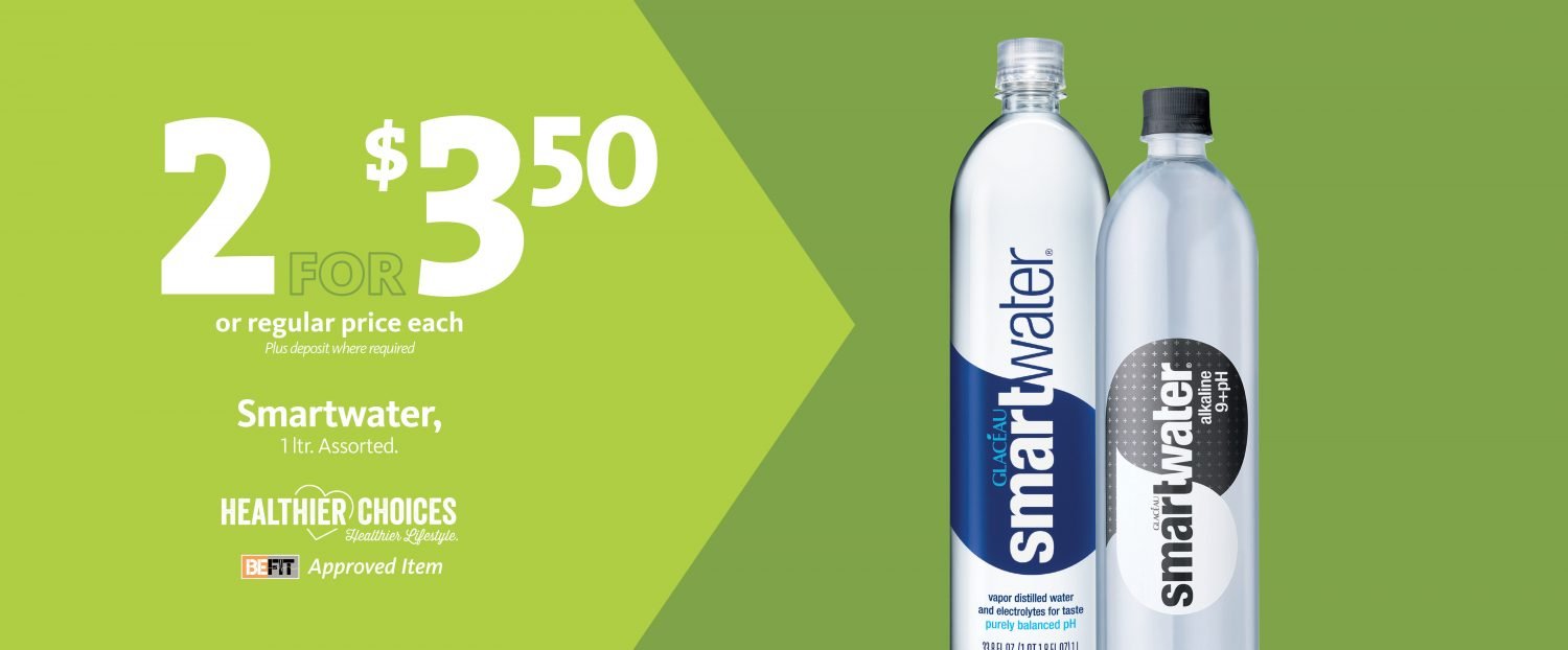 Express - smartwater 2/$3.50