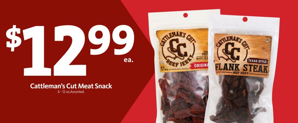 Express – Cattleman’s Cut Beef Jerky $12.99