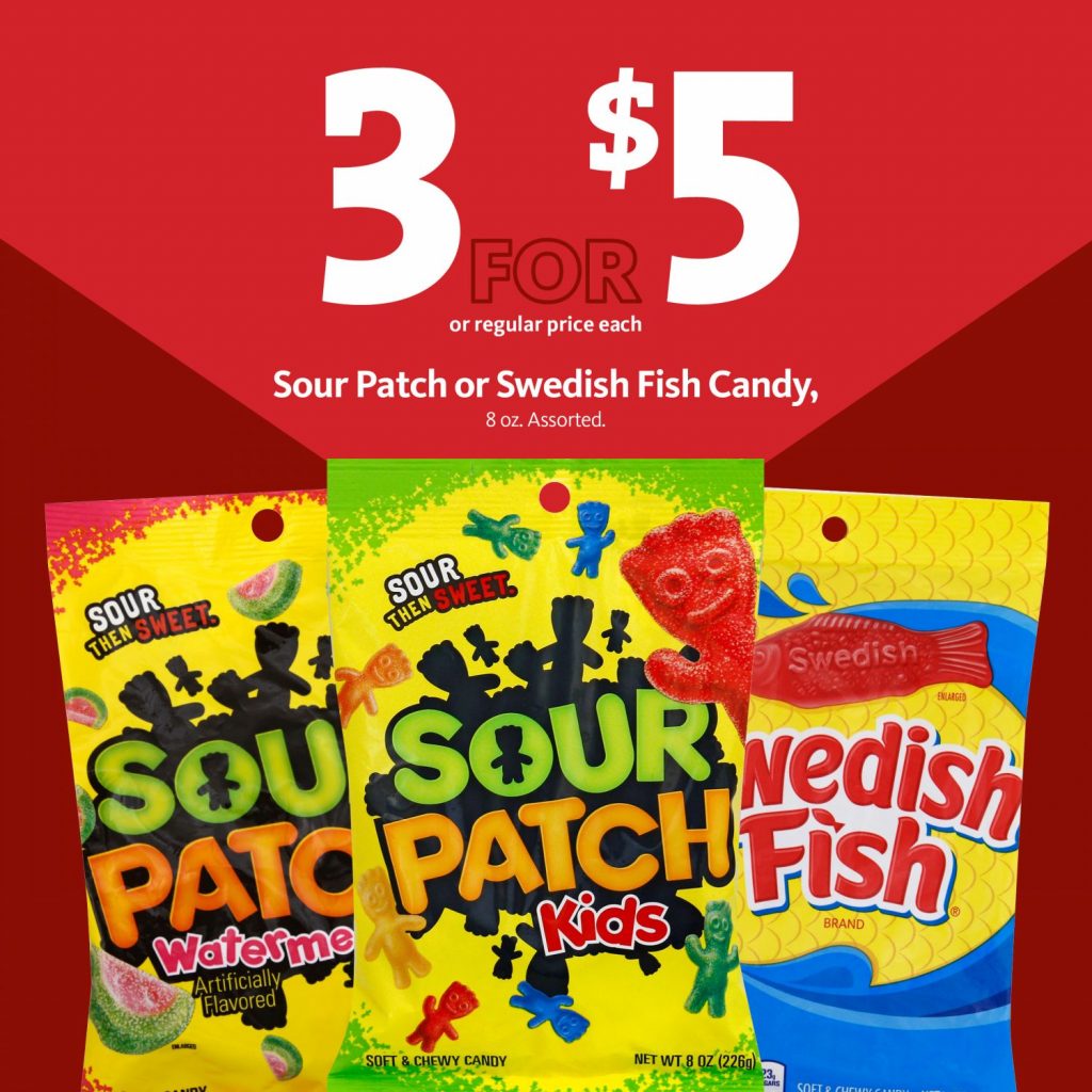 Express - Sour Patch & Swedish Fish 3/$5