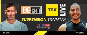 Be Fit X TRX Live - Social Media Banner