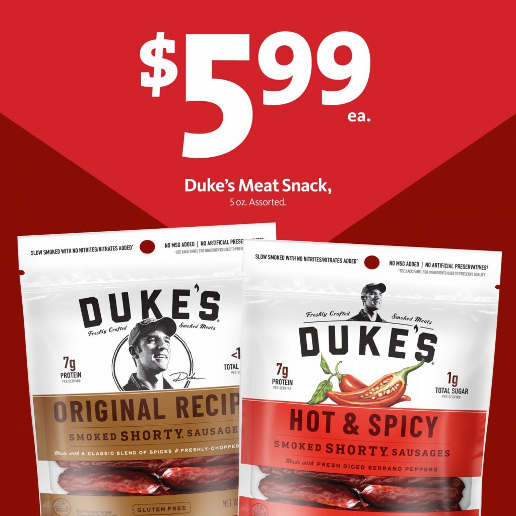 Express - Duke's Meat Snacks $5.99