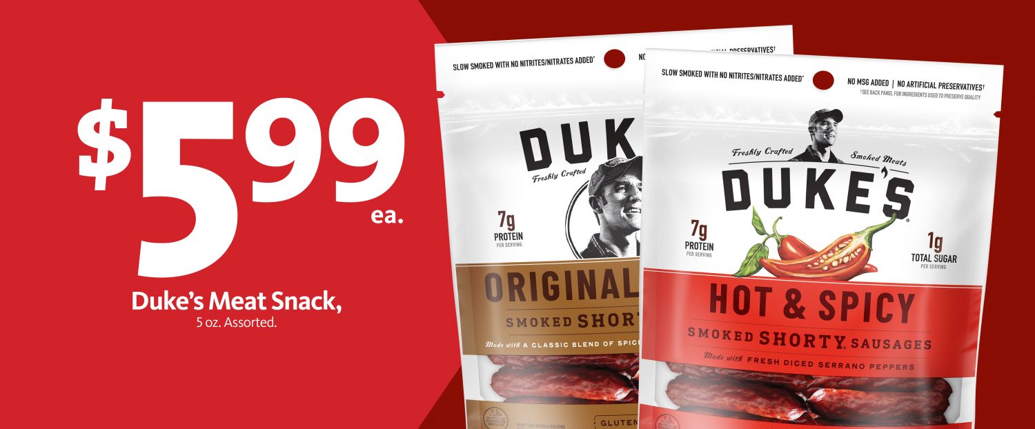 Express - Duke's Meat Snacks $5.99