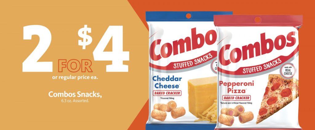 Express – Combos Stuffed Snacks 2/$4