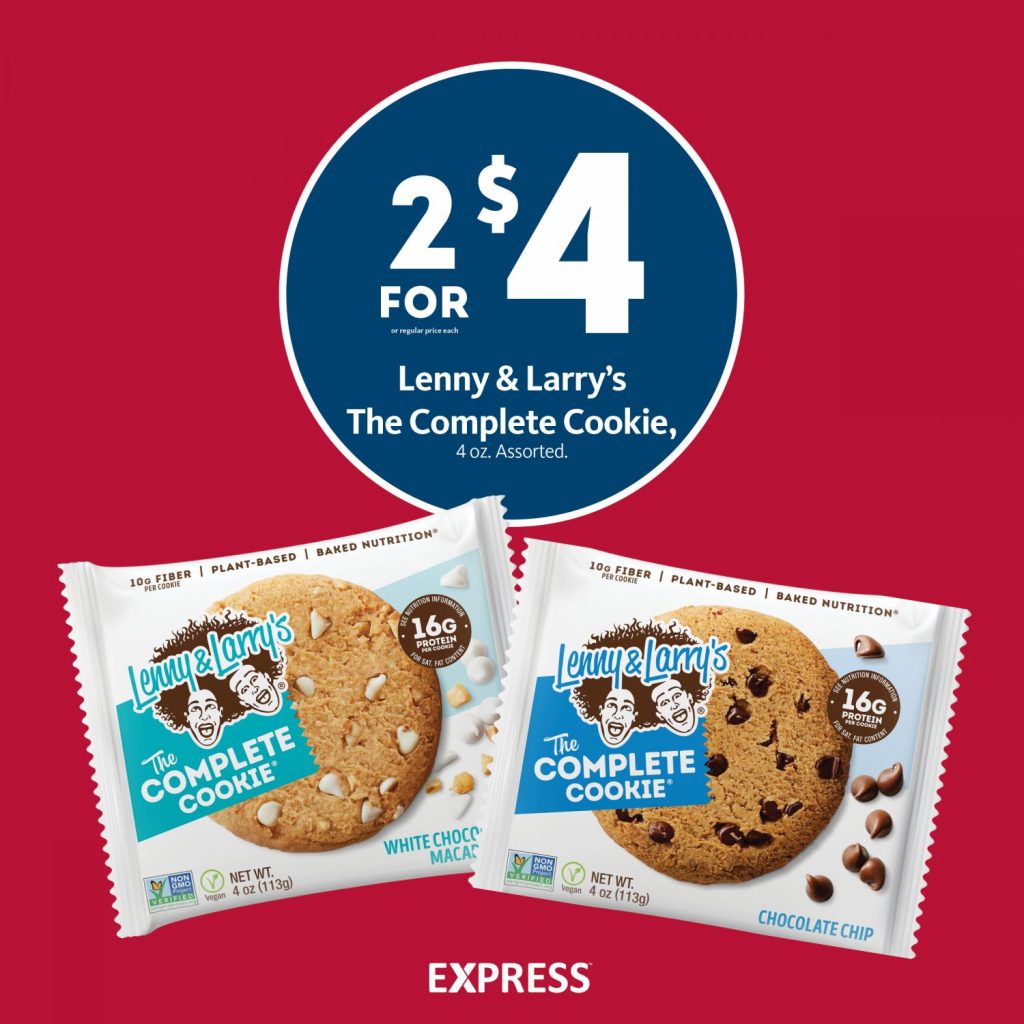 Express - Lenny & Larry's The Complete Cookie 2/$4