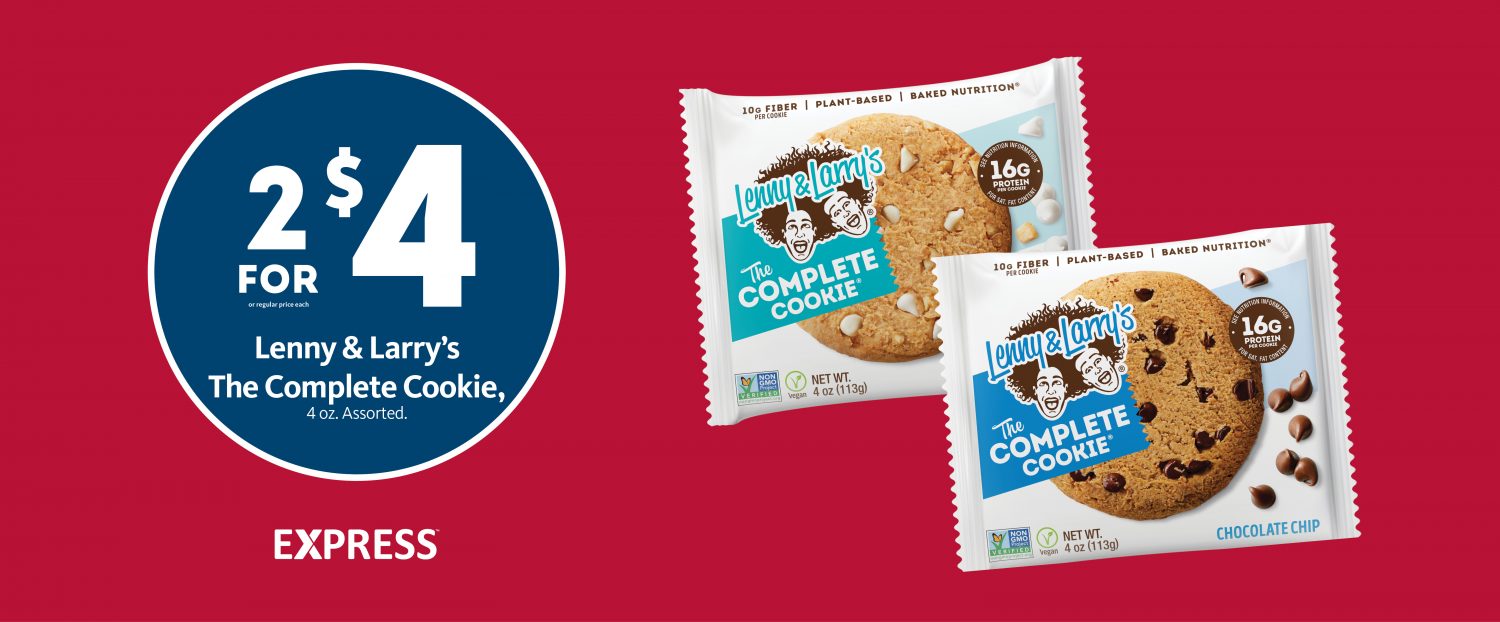 Express - Lenny & Larry's The Complete Cookie 2/$4