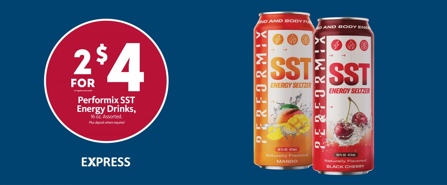 Express - Performix SST Energy Seltzer 2/$4