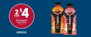 Express - BODYARMOR Sports Drink 2/$4