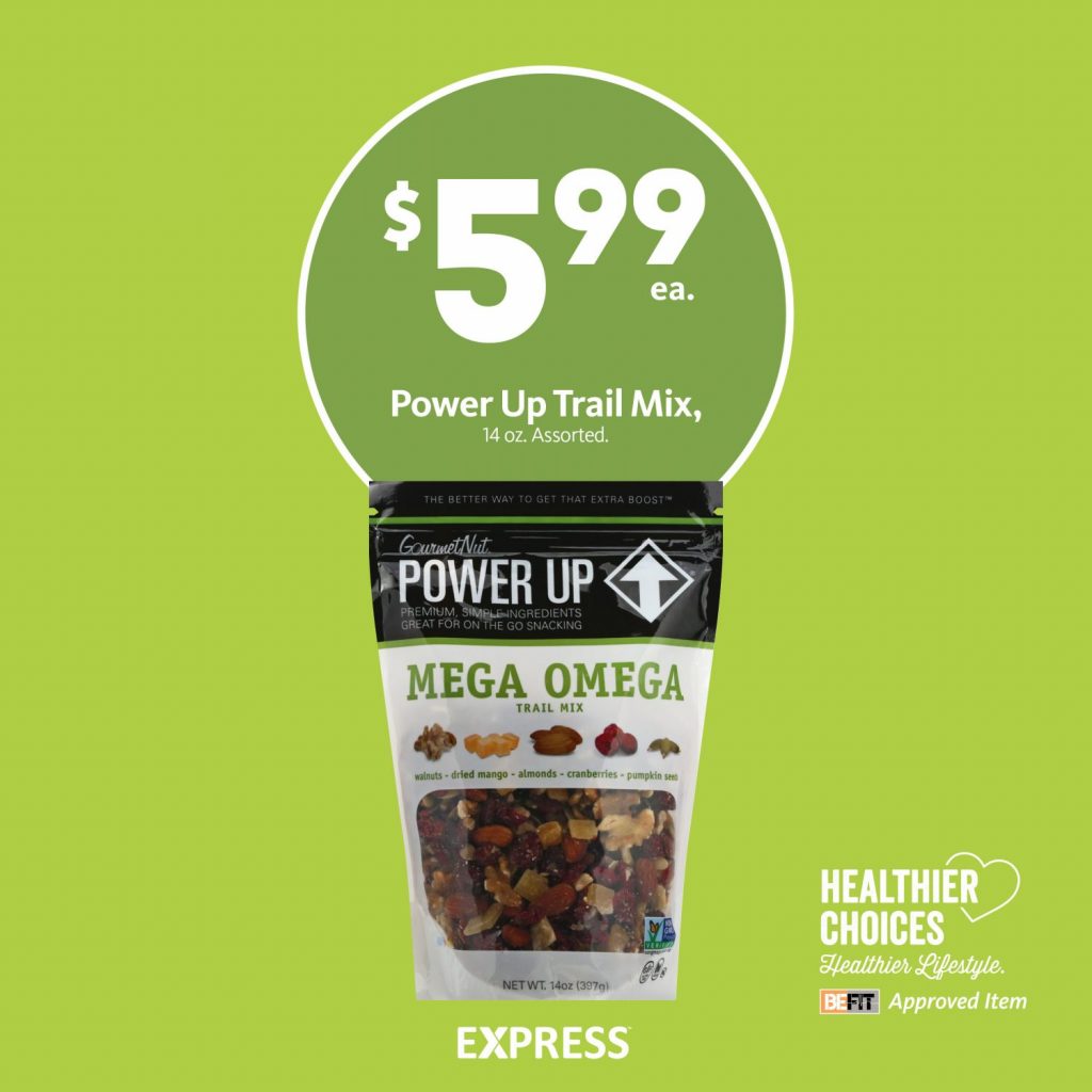 Express - Power Up Trail Mix $5.99