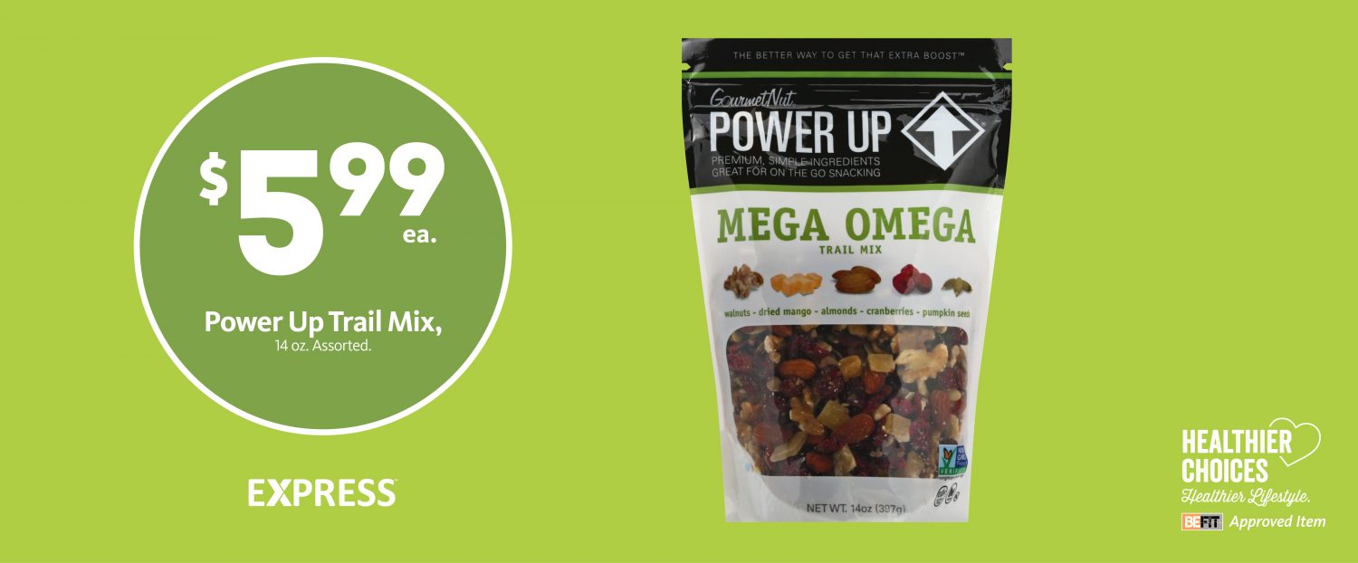 Express - Power Up Trail Mix $5.99