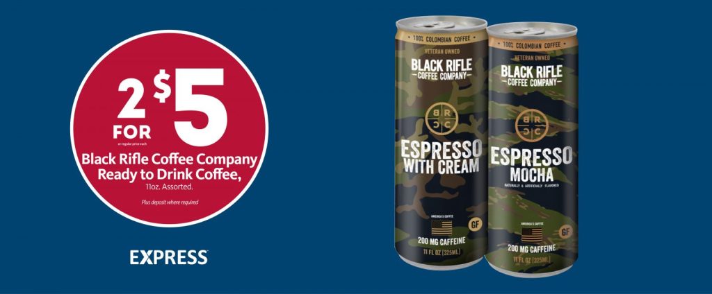 Express – Black Rifle Coffee Company Drinks 2/$5