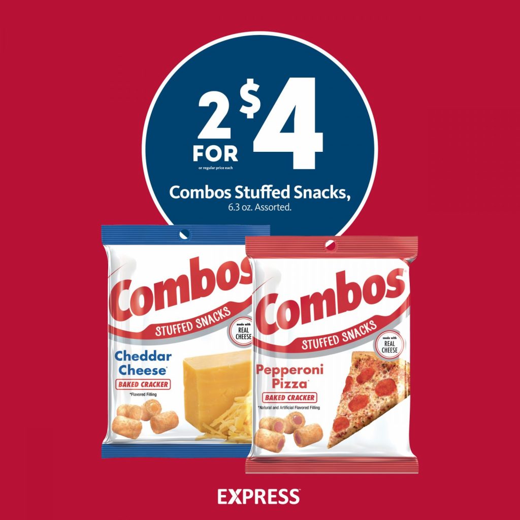 Express - Combos Stuffed Snacks 2/$4