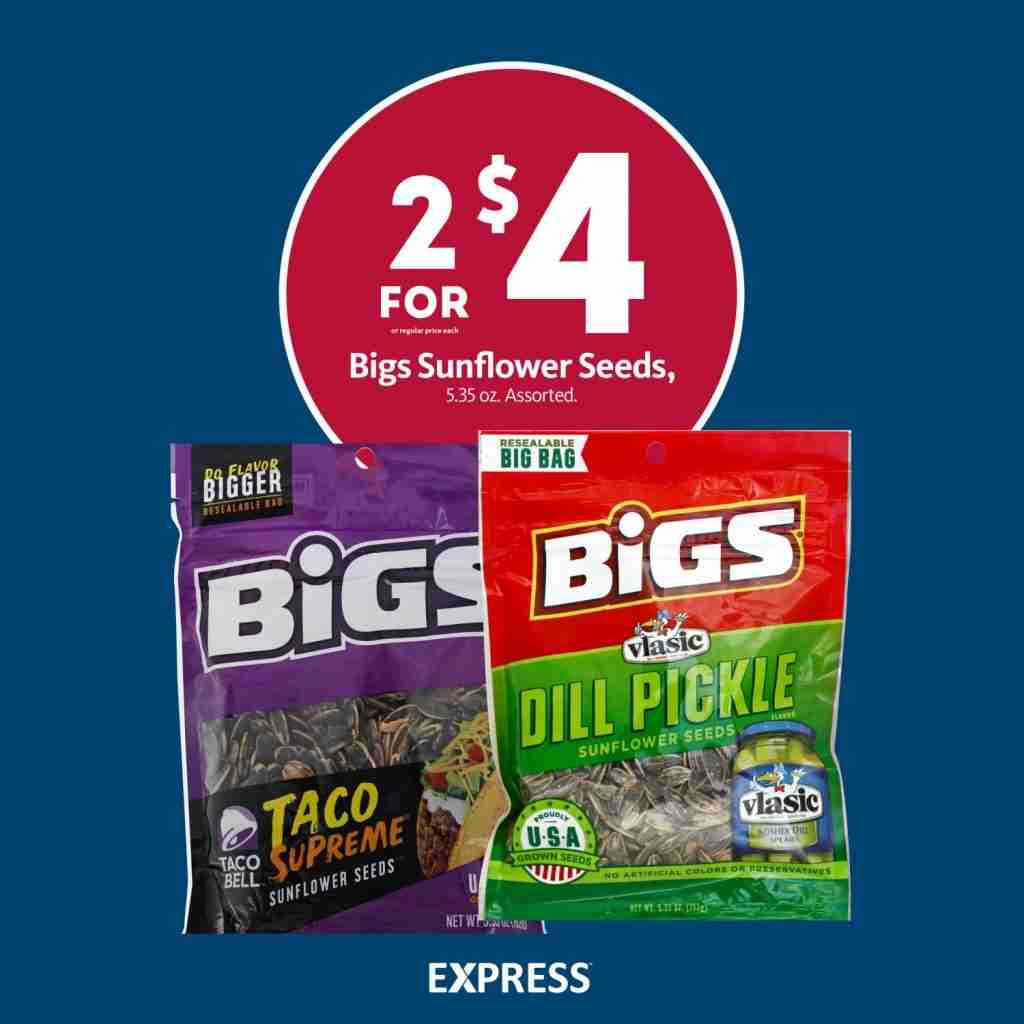 Express - BIGS Sunflower Seeds 2/$4