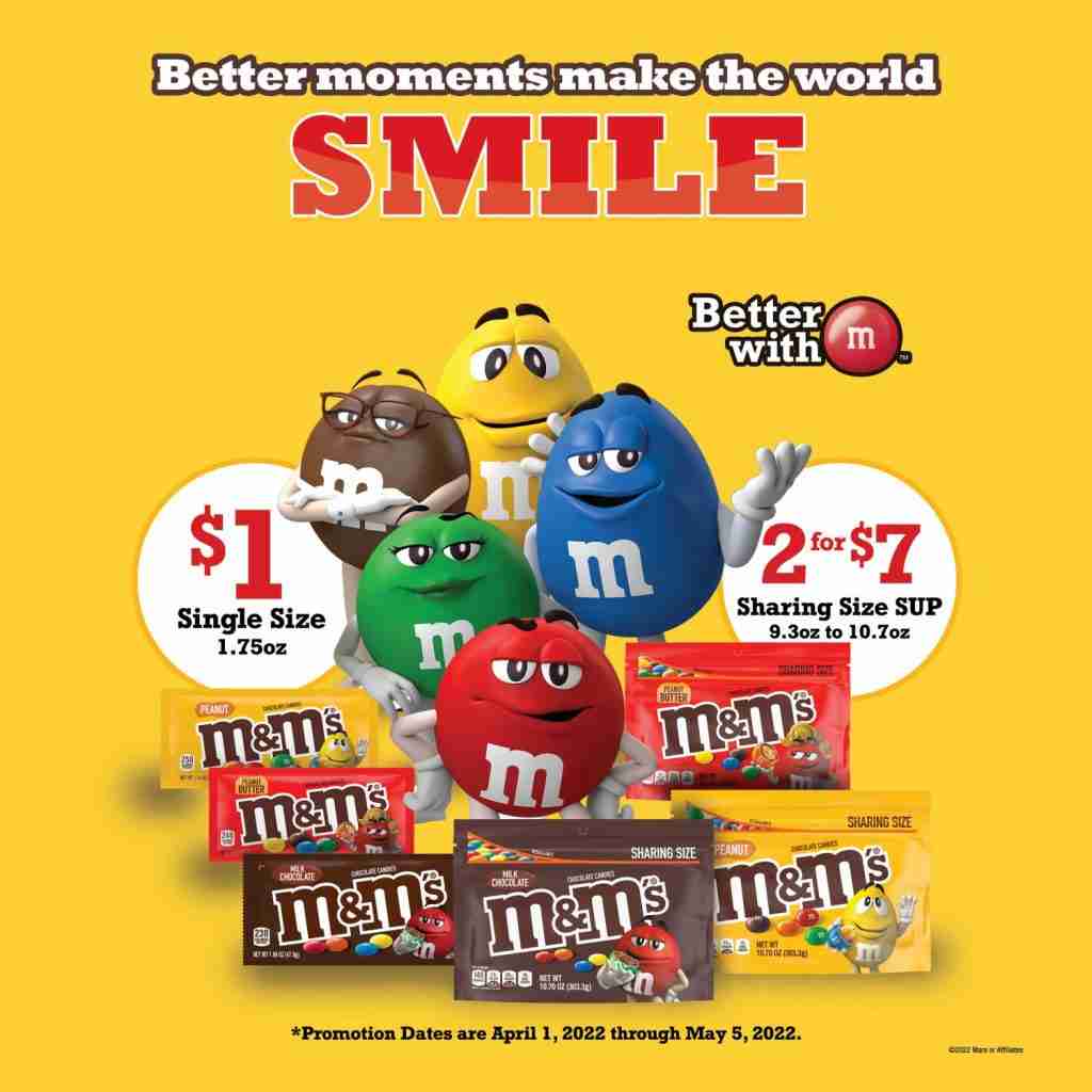 Express - M&M's 2/$7