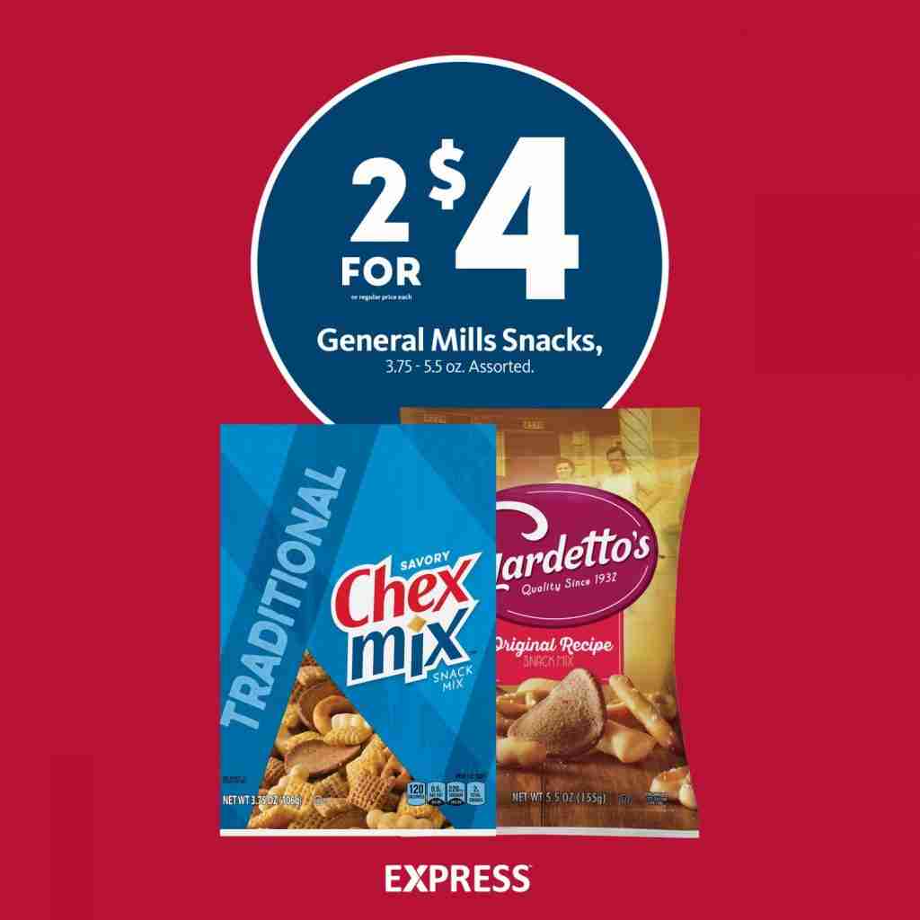 Express - General Mills Snacks 2/$4