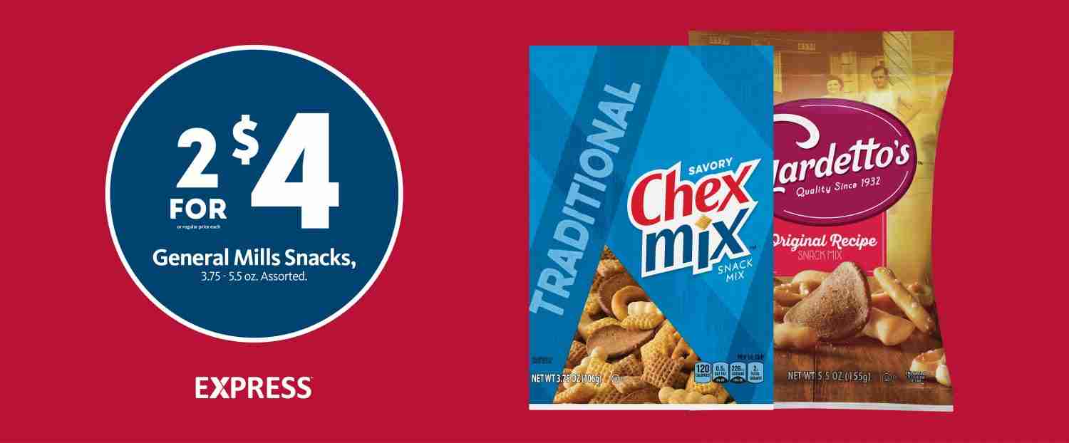 Express - General Mills Snacks 2/$4