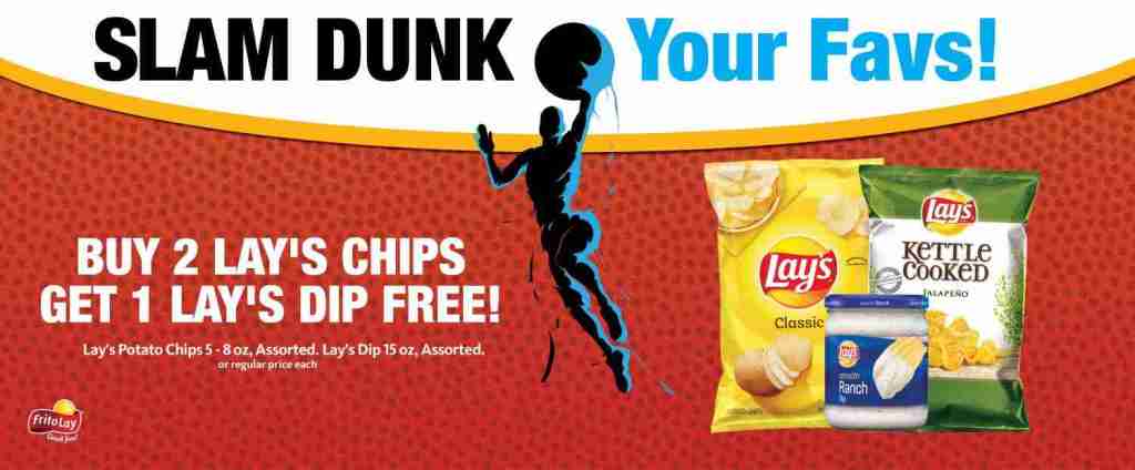 Express – Purchase Frito Lay Chips, Get Free Dip