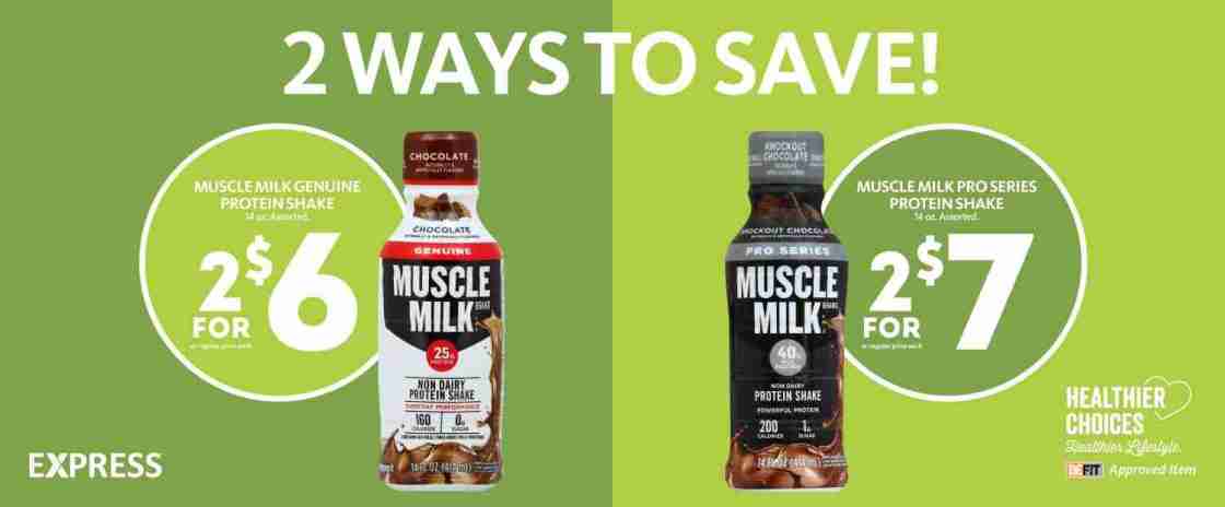 Express – BE FIT Muscle Milk Savings