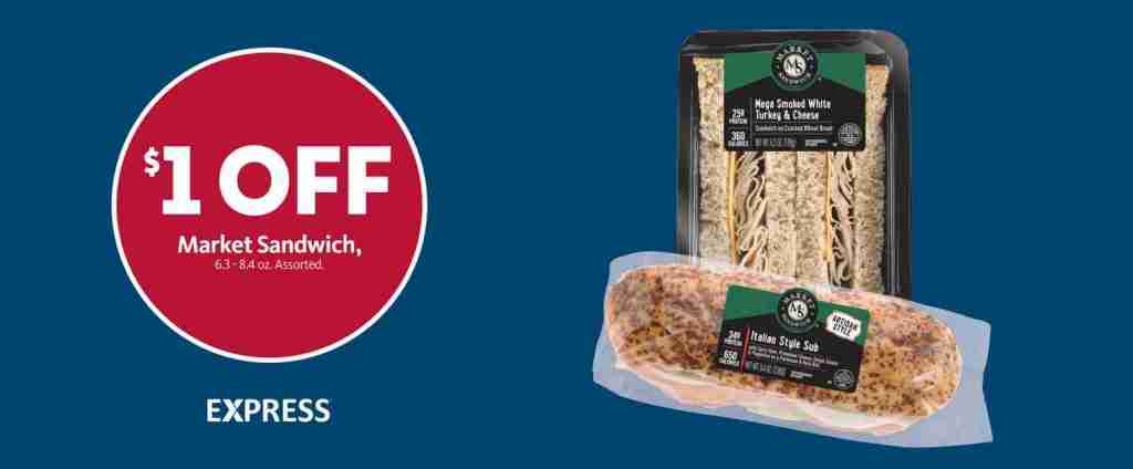 Express – Save $1 on Market Sandwiches
