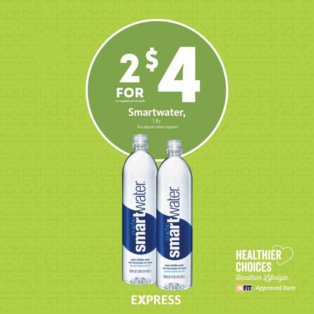 Express - Smartwater 2/$4