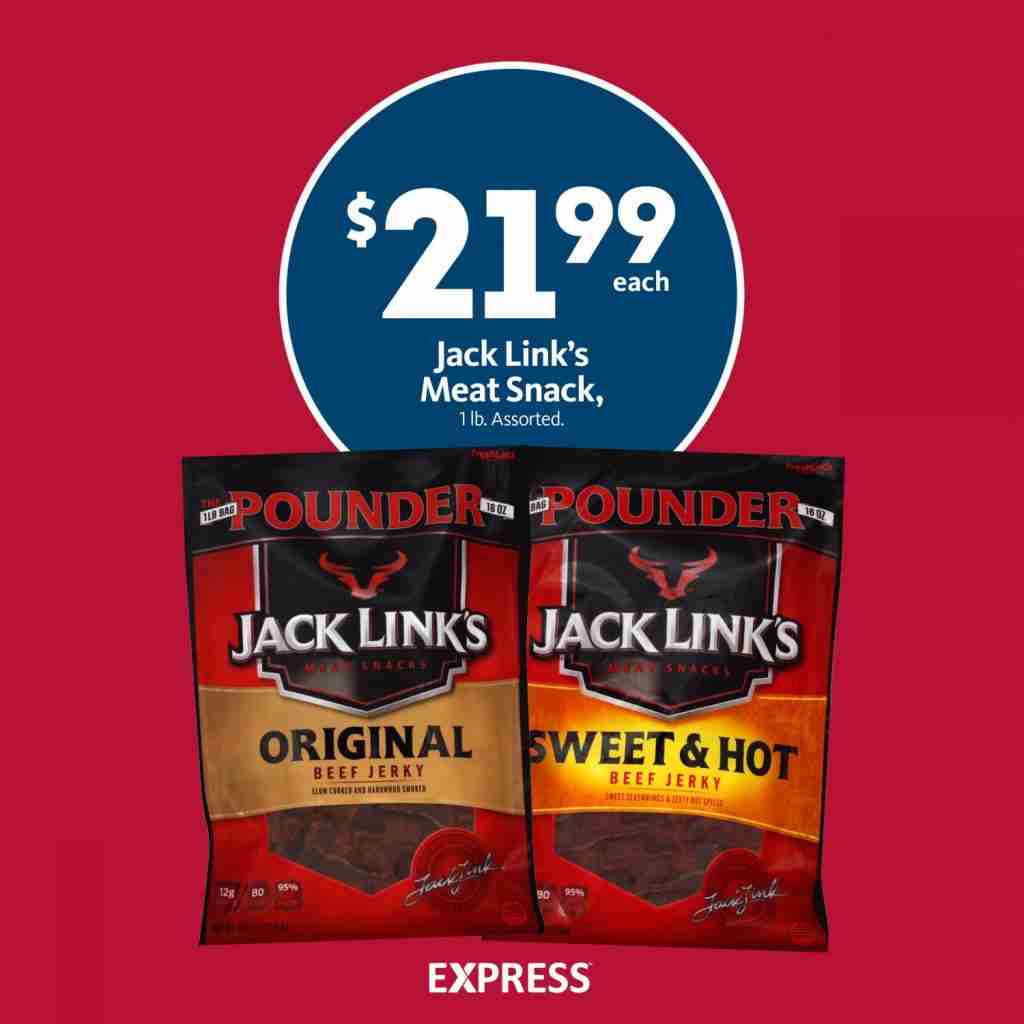 Express - Jack Link's $21.99