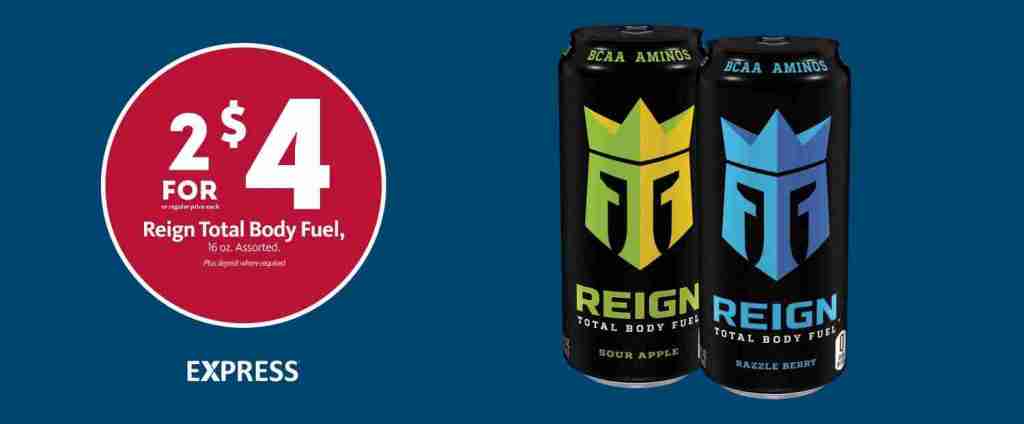 Express – Reign Total Body Fuel 2/$4