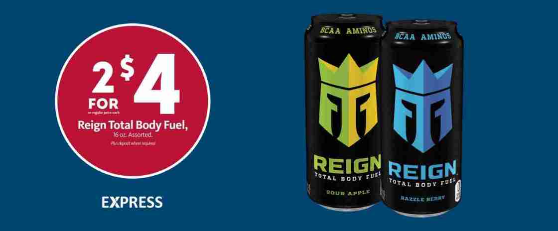 Express – Reign Total Body Fuel 2/$4