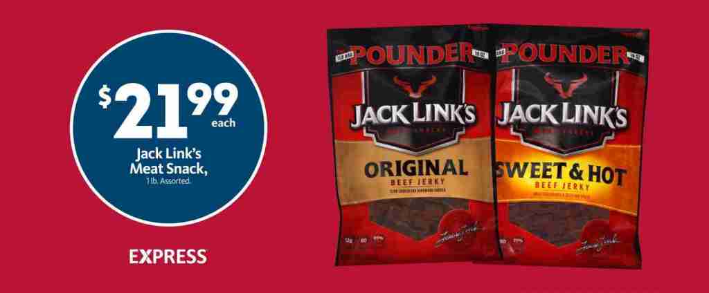 Express – Jack Link’s $21.99
