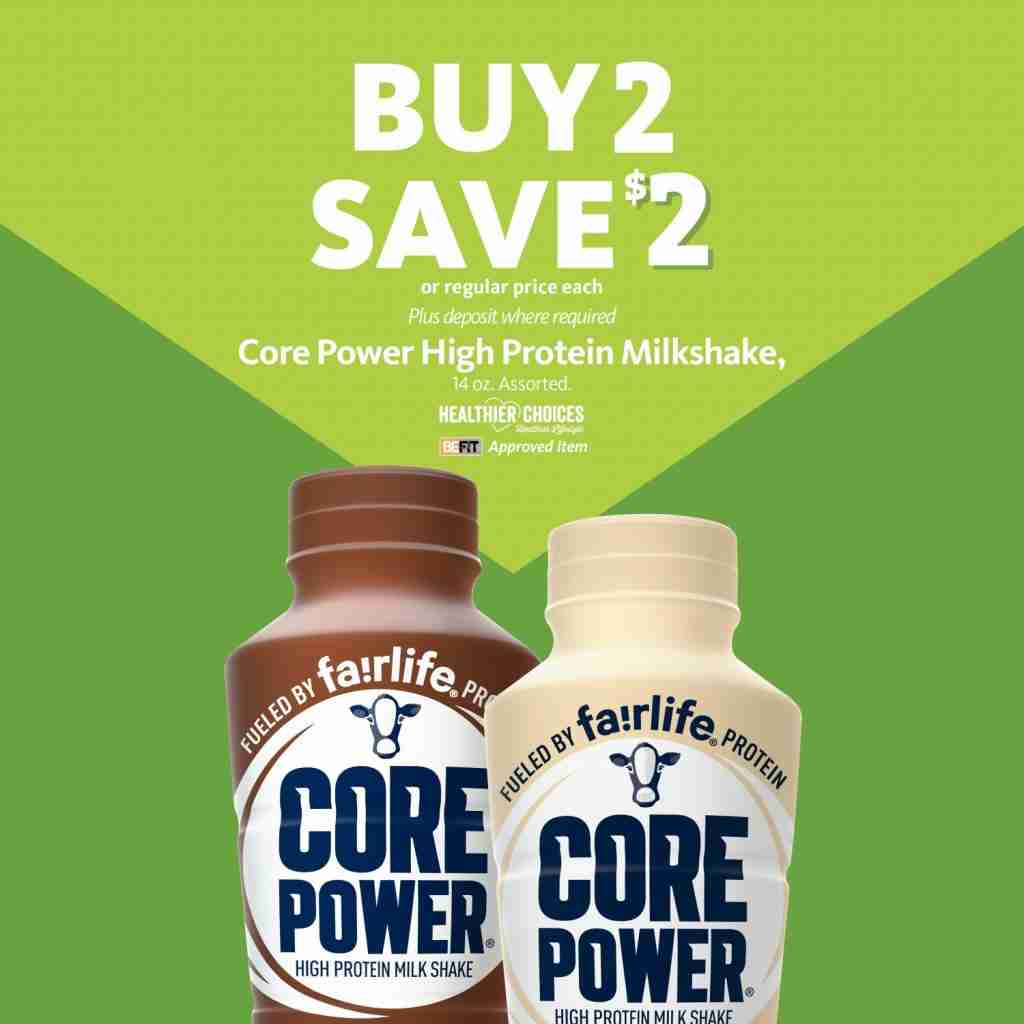 Express - Core Power Protein Shake Buy 2 Save $2