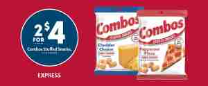 Express - Combos Stuffed Snacks 2/$4