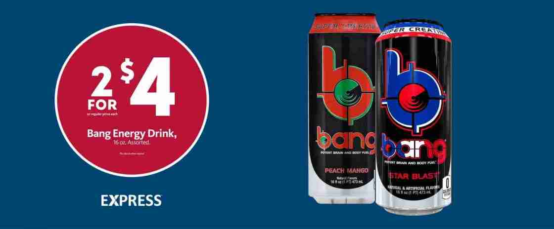 Express – BANG Energy Drink 2/$4