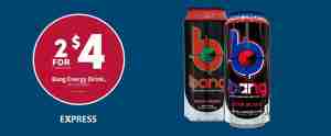 Express - BANG Energy Drink 2/$4