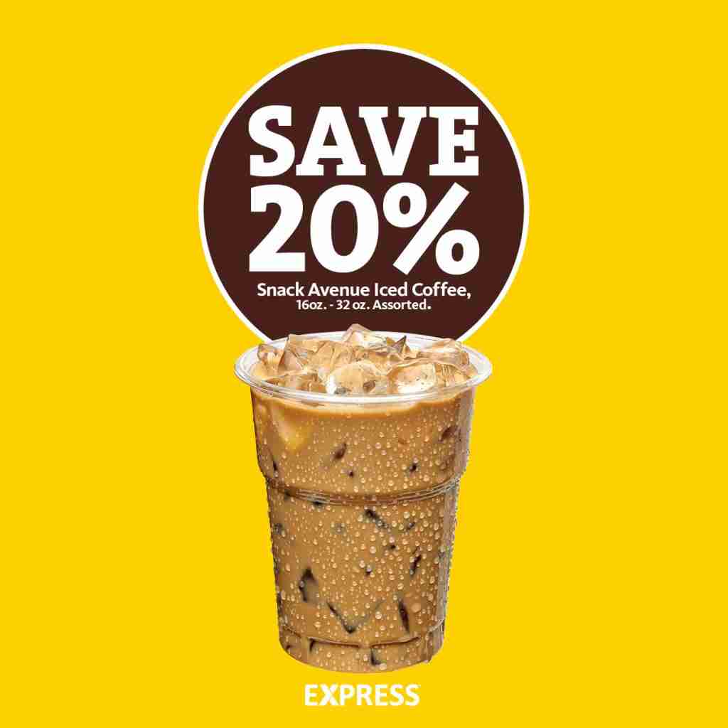 Express - Iced Coffee Sale Save 20% 