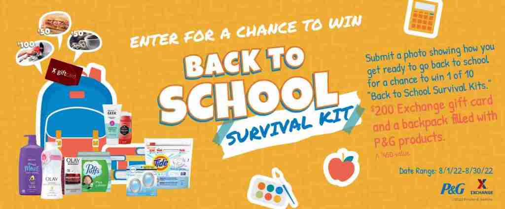 P&G Back to School Sweepstakes
