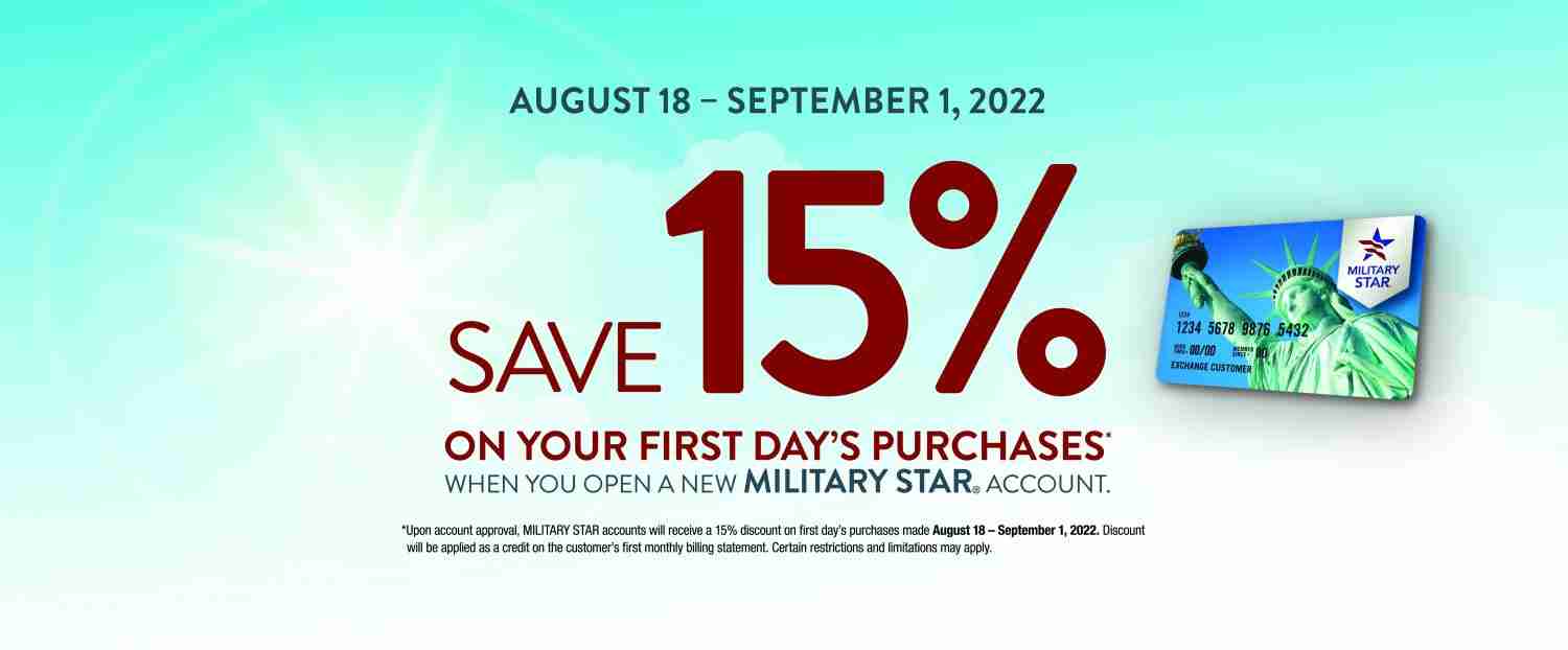 MILITARY STAR® Save With New Account & First Purchase