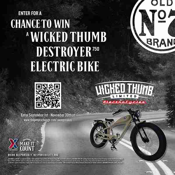 Jack Daniels Wicked Thumb Bike Sweepstakes 