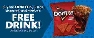 Express - Free Drink with Doritos Purchase