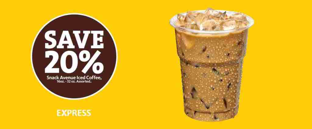 Express – Save 20% on Iced Coffee