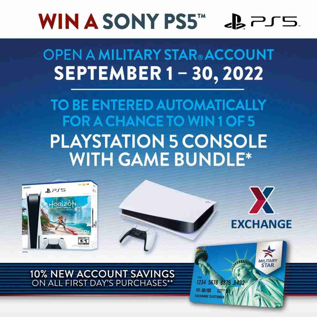 MILITARY STAR Sony Sweepstakes